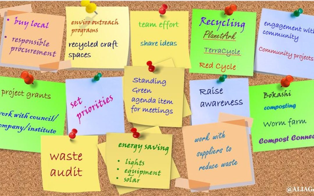 12 environmentally friendly New Year’s  resolutions for libraries.