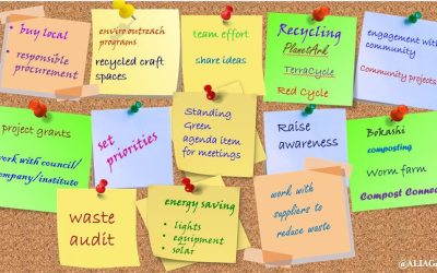 12 environmentally friendly New Year’s  resolutions for libraries.